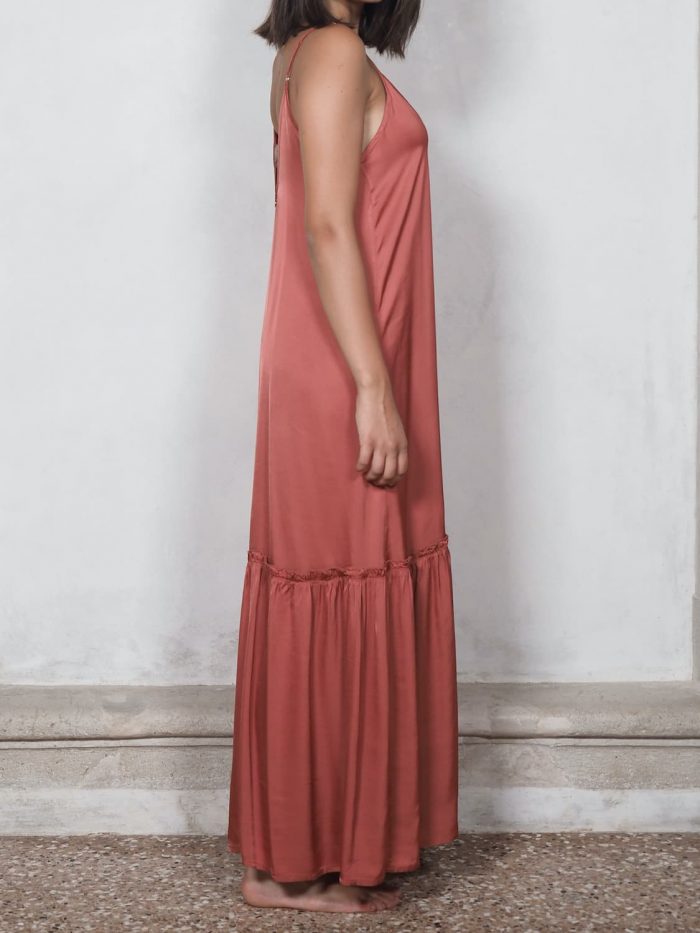 Abito Sottoveste Con Balza