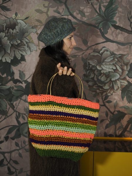 Borsa Righe Safari