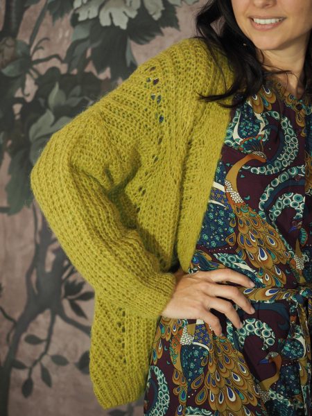 Cardigan Oversize a Coste