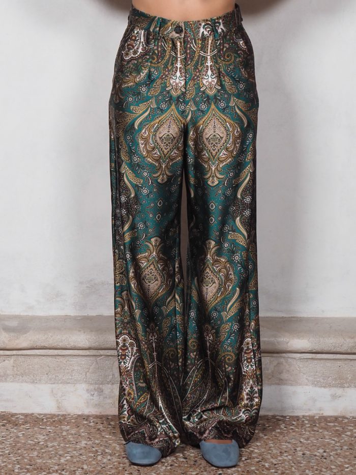 Pantalone Palazzo in Fantasia Etnica