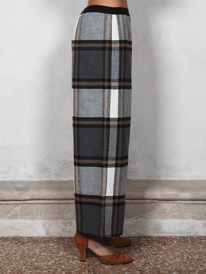 Pantalone Coulotte a Quadri