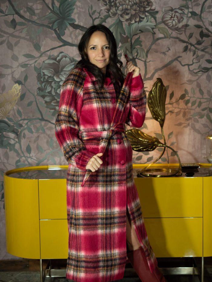 Cappotto Rachel Brody a Quadri
