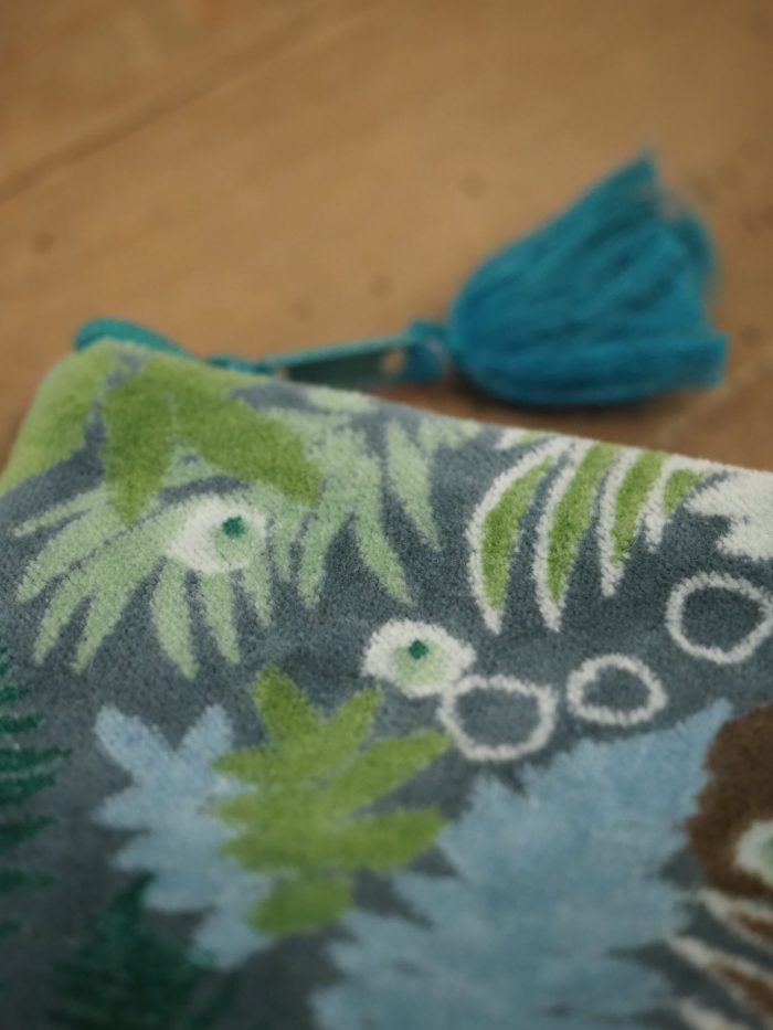 Pochette Mini Velluto Fern Colore Atlantic