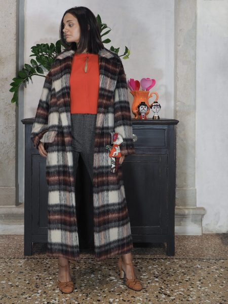 Cappotto Lungo Tartan