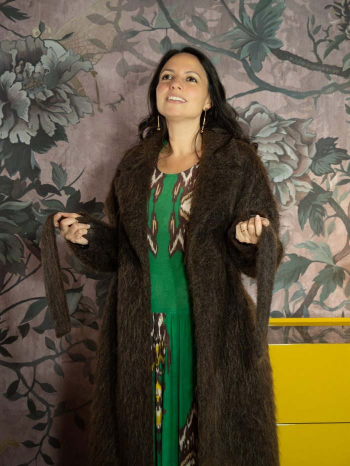 Cappotto Vestaglia Marrone