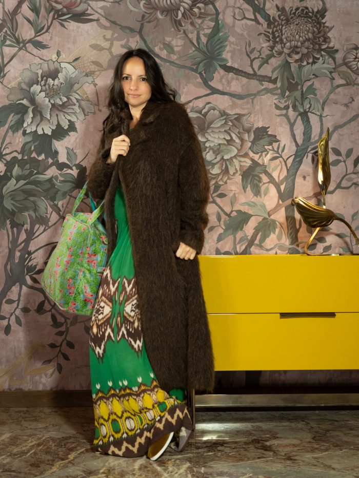 Cappotto Vestaglia Marrone