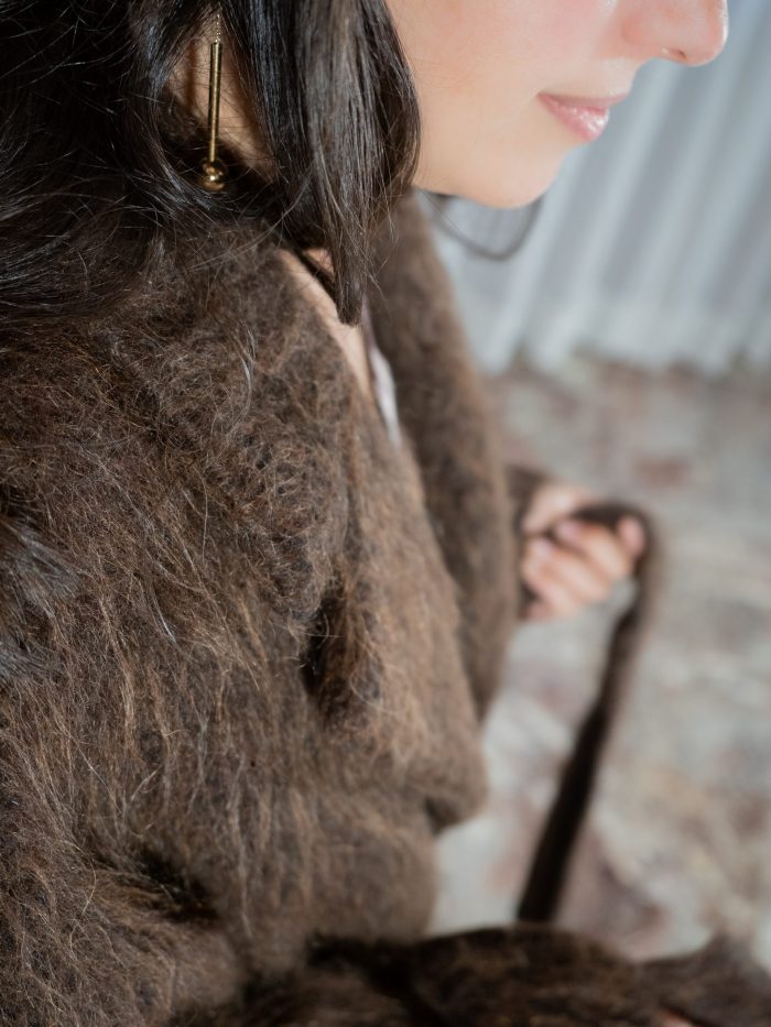 Cappotto Vestaglia Marrone