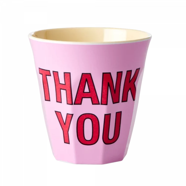 Bicchiere stampa thank you – Rice