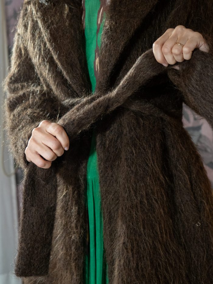 Cappotto Vestaglia Marrone
