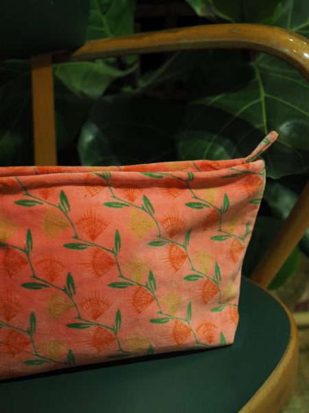 Pochette Velluto Pistil Colore Corallo