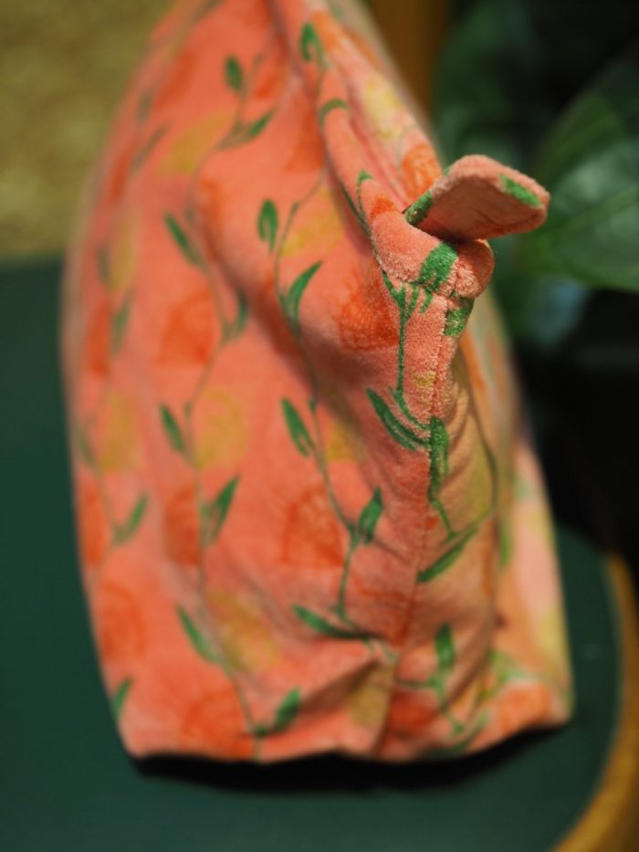 Pochette Velluto Pistil Colore Corallo