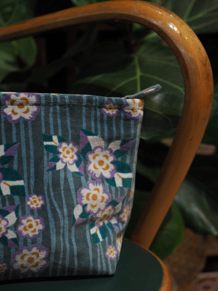 Pochette Velluto Biba Colore Atlantic