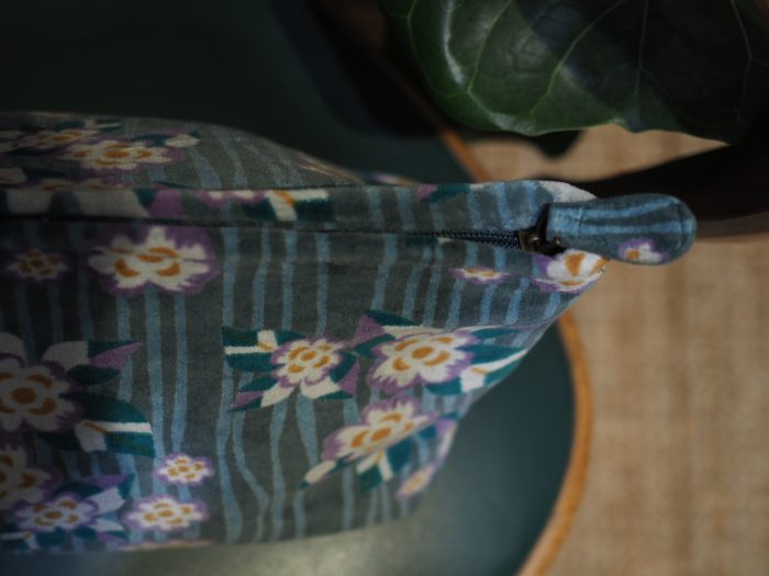 Pochette Velluto Biba Colore Atlantic