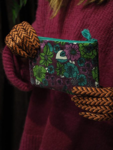 Pochette Velluto Hove Colore Fig