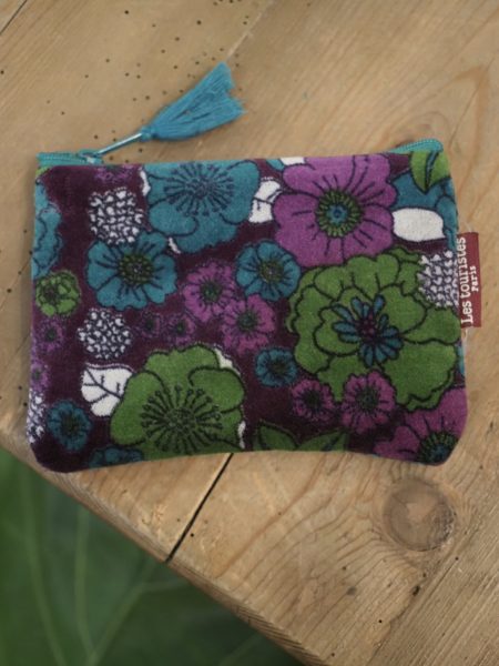 Pochette Mini Velluto Hove Colore Fig