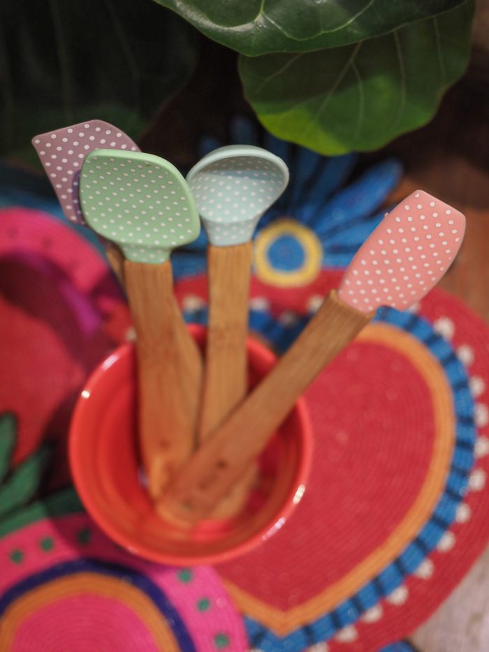 Set 4 Leccapentole Silicone Fantasia Pois