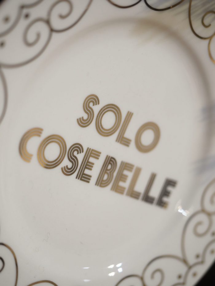 Piatto Porcellana  Solocosebelle  Diametro 16 Cm