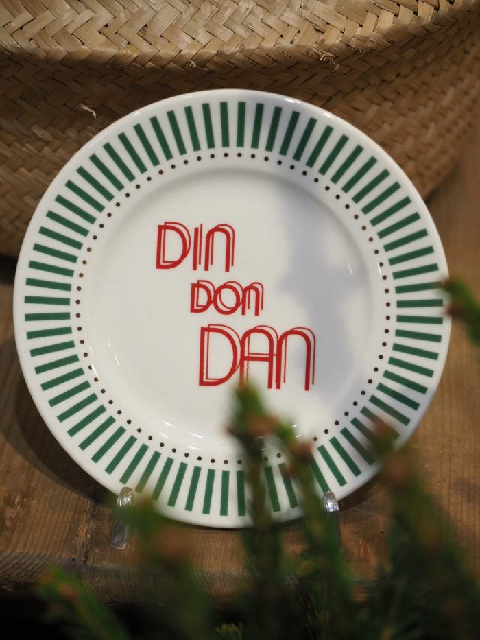 Piatto Porcellana Dindondan Diametro 16 Cm