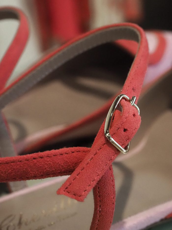 Scarpa bassa modello Chanel in camoscio Noemi - Cheville