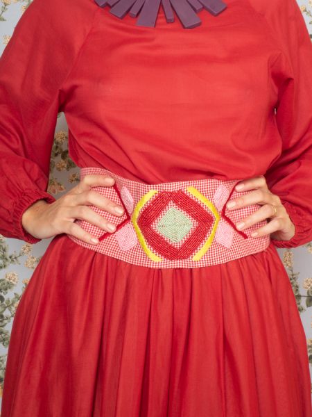 Cintura obi con ricamo - Niū