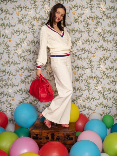 Pantalone palazzo in cotone - Dixie