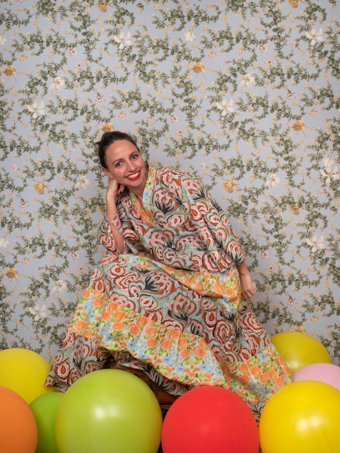 Abito patchwork manica corta - Erfurt