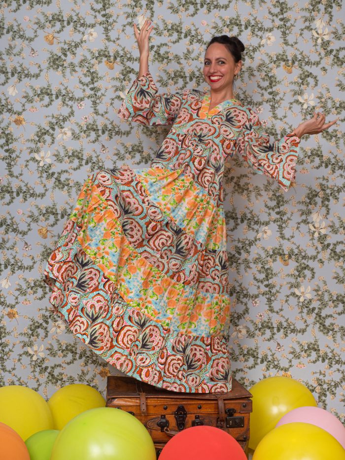 Abito patchwork manica corta - Erfurt