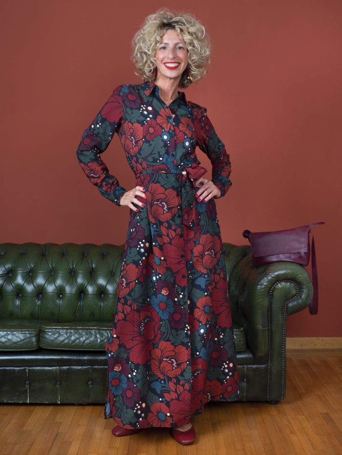 Abito Olive Maxi Gossip - King Louie