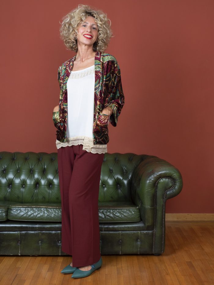 Giacca Kimono Noor in fantasia St Pepper - King Louie