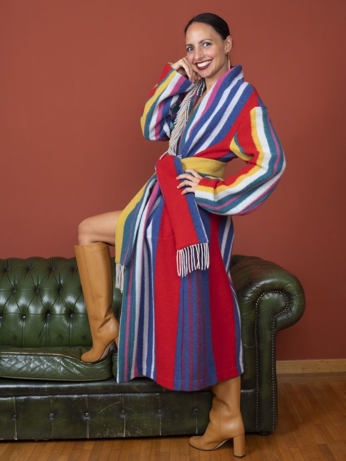 Cappotto a Righe Multicolor - Ottod' Ame