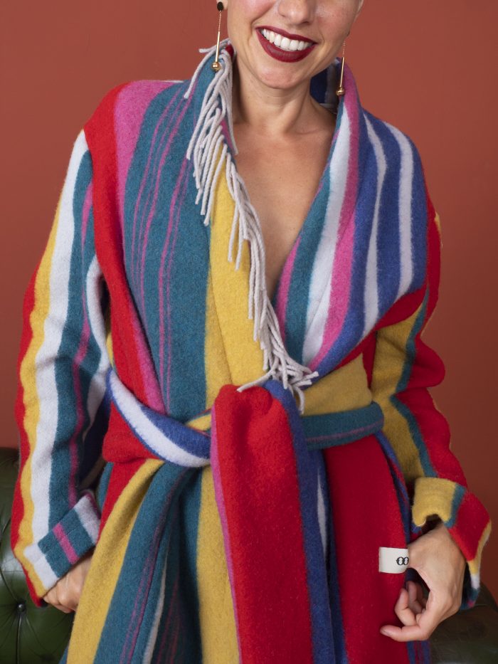 Cappotto a Righe Multicolor - Ottod' Ame
