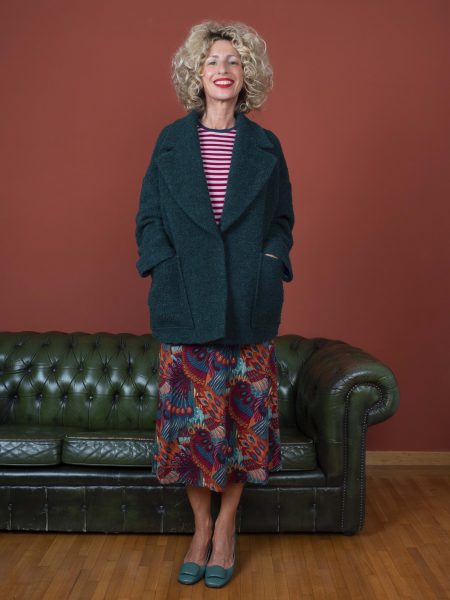Giacca Over con Tasconi Boucle - Niū
