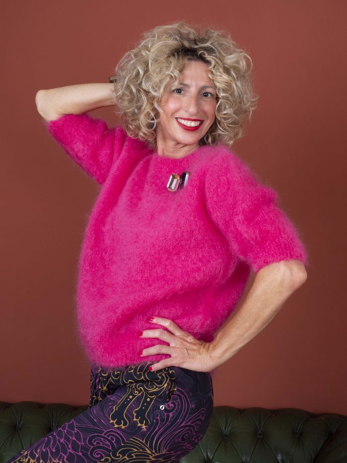 Girocollo Manica Corta Kidmohair - Dixie