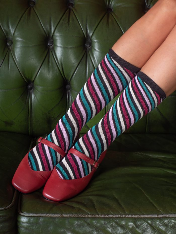 Set 2 Calze Fantasia Cabana Cherise Red - King Louie