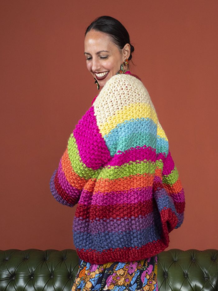 Giacca Tricot a Righe - Frnch