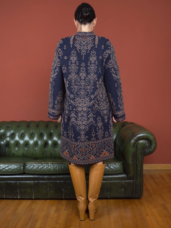 Cappotto Jaquard Root Pattern - Ivko