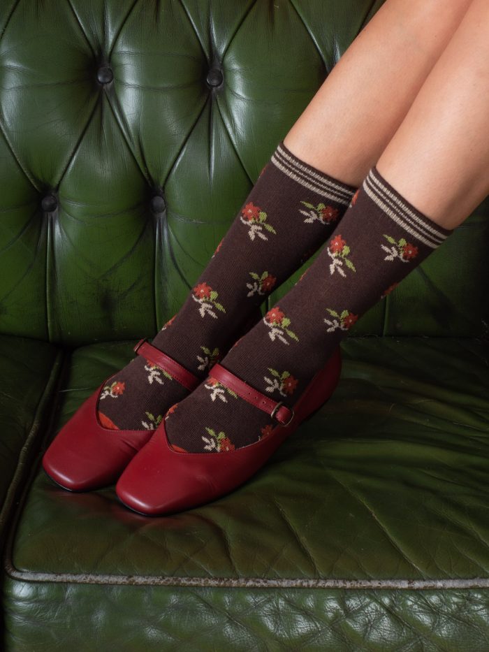 Calzini a Quadri Camel - Nice Things