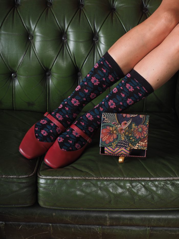 Gift Box 2 Calzini Fantasia Clubbin Dragonfly Red - King Louie