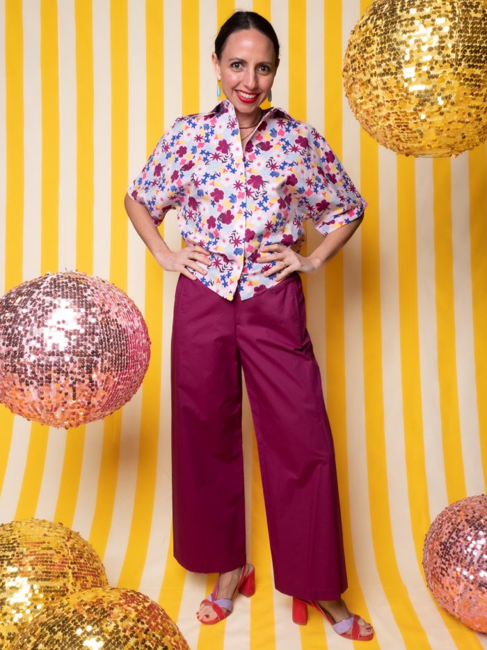 Camicetta Kimono In Fantasia a Fiori - Niū