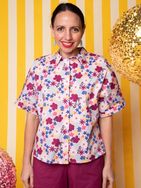 Camicetta Kimono In Fantasia a Fiori - Niū