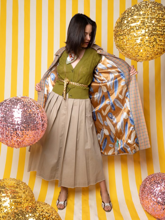 Trench Rachel in Fantasia A Quadretti Siren - King Louie