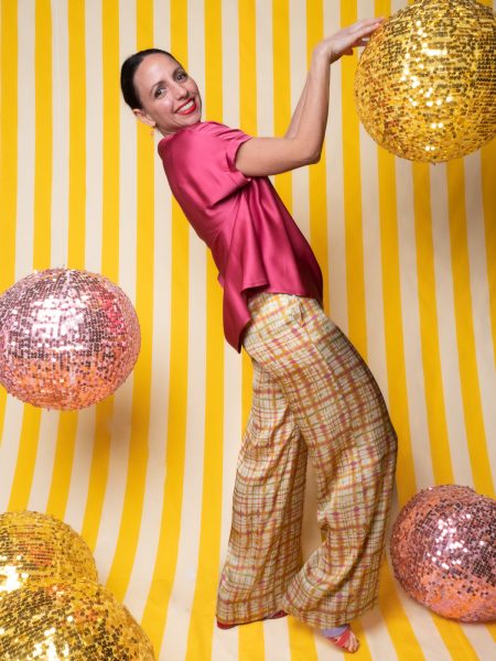 Pantalone Fluido In Fantasia - Ottod'Ame