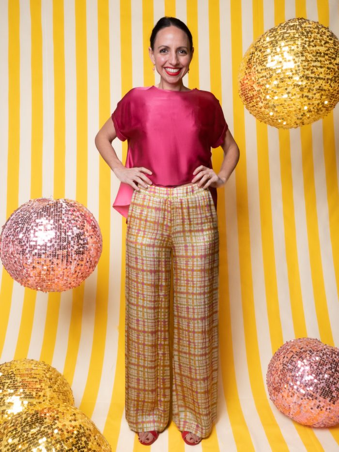 Pantalone Fluido In Fantasia - Ottod'Ame