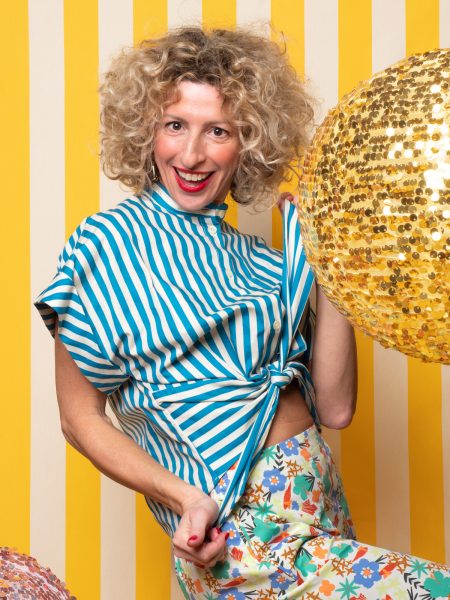 Camicia A Righe Con Fiocco - Dixie