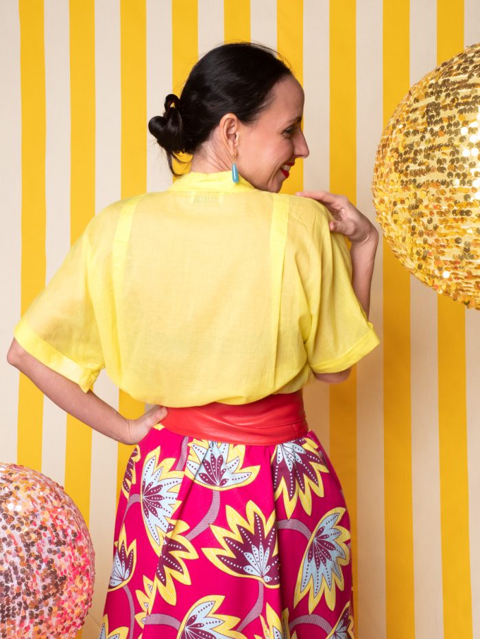 Camicetta A Kimono In Garza - Niū