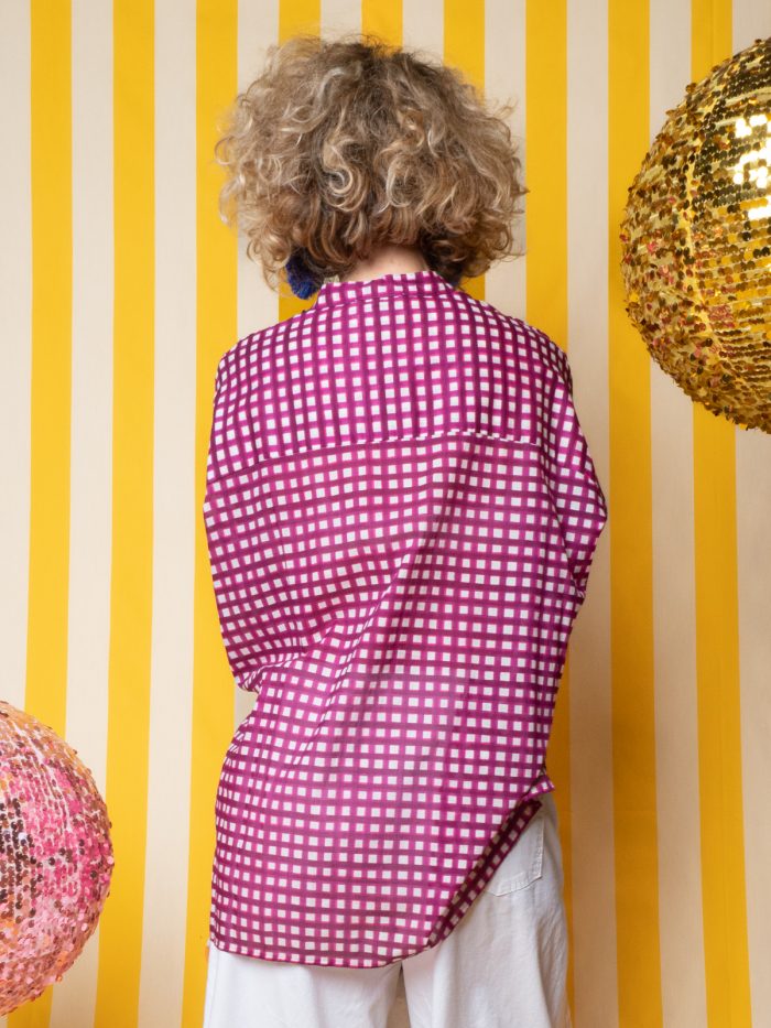 Camicia A Rettangolo In Voile - Niū