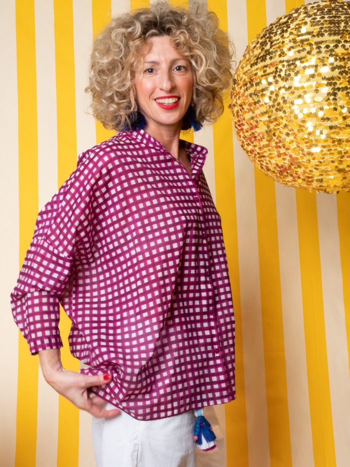 Camicia A Rettangolo In Voile - Niū