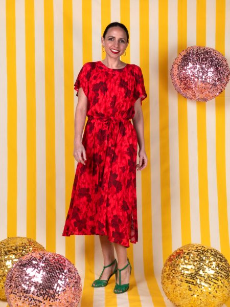 Abito Midi Talia In Fantasia  Marlow - King Louie