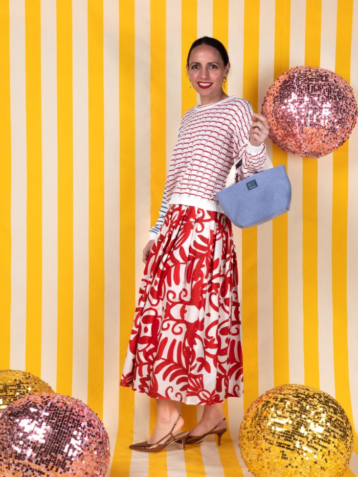 Maglia Tricot A Righe  Patchwork - Solotre