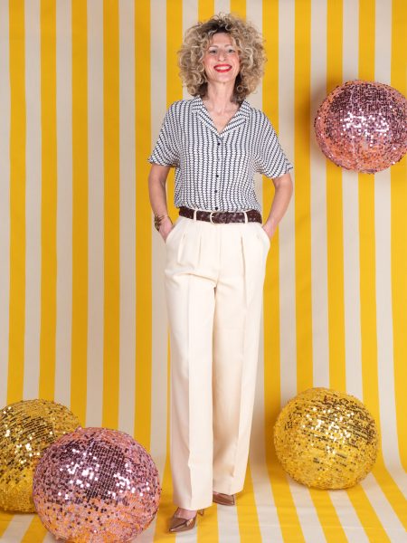 Pantalone Con Pinces  Fintan in Tessuto  Simonet - King Louie